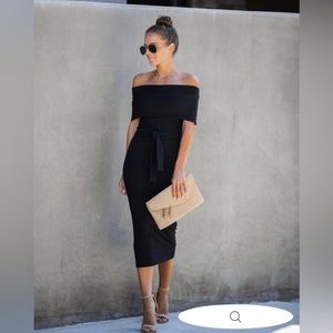 Vicic off the shoulder dress